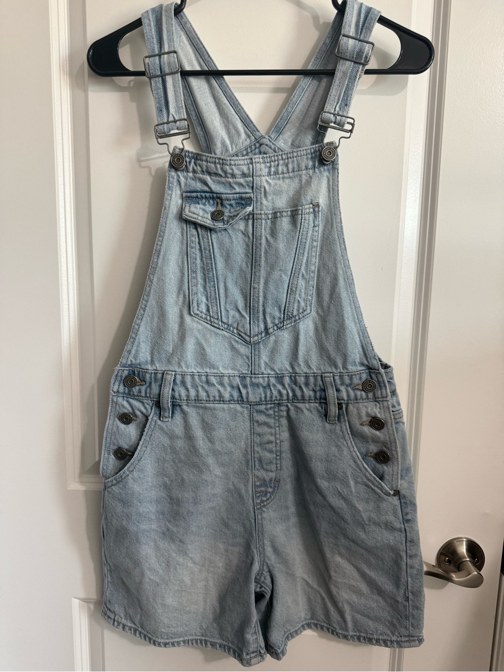 HIDDEN Light Wash Denim Overalls